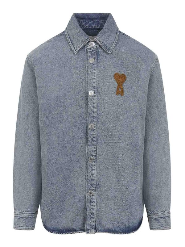 AMI PARIS: Hemden - Hemd - Hellbeige