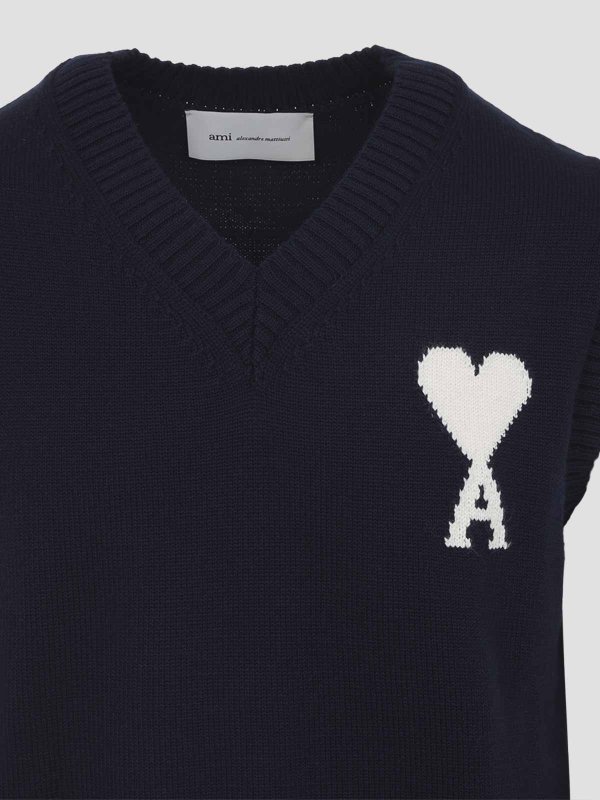 The Best Shops AMI PARIS: Chalecos - Chaleco - Beis Claro