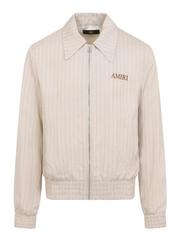 AMIRI: casual jackets - Striped Jacket
