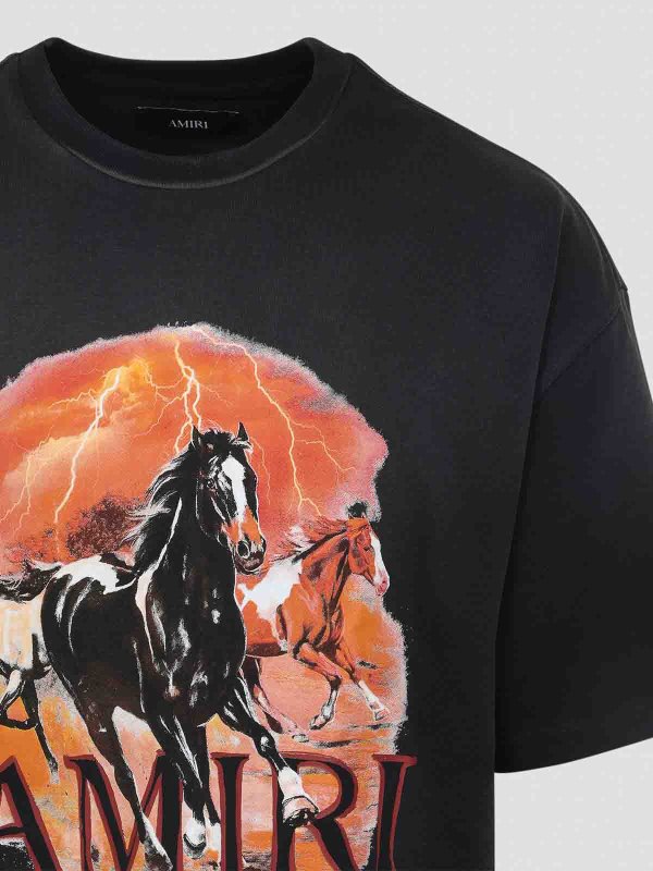 The Best Shops AMIRI: t-shirts - Plains Oversized Tee