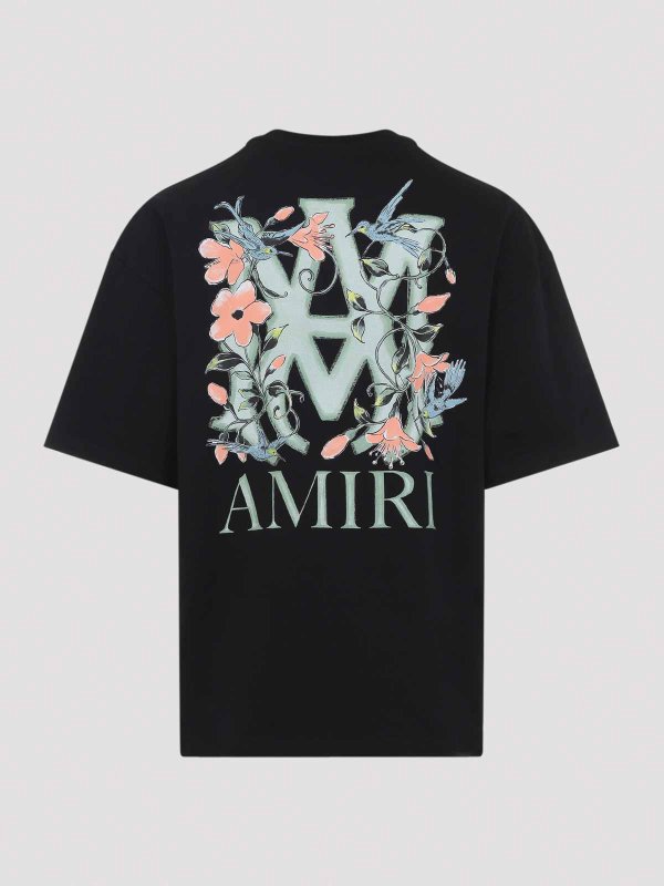 AMIRI: Camisetas online - Camiseta - Negro