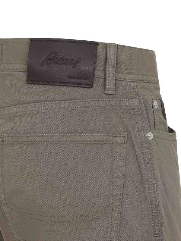 The Best Shops BRIONI: ストレートジーンズ - ストレートジーンズ - グレー