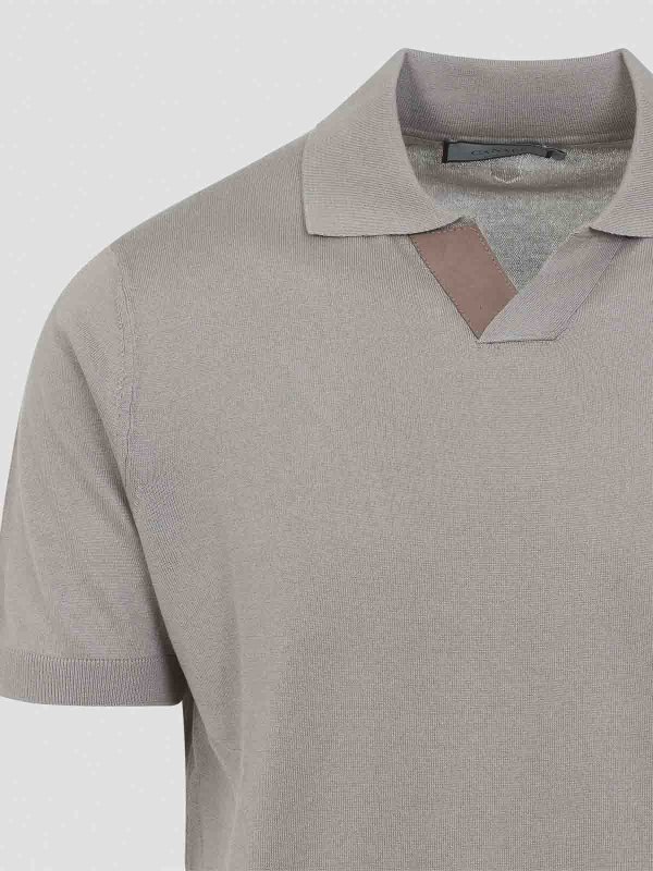 The Best Shops CANALI: polo shirts - Cotton Polo