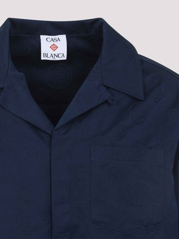 The Best Shops CASABLANCA: シャツ - シャツ - ブルー