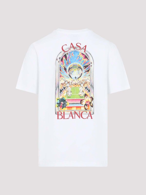 CASABLANCA: T-shirts online - T-Shirt - Fuchsia