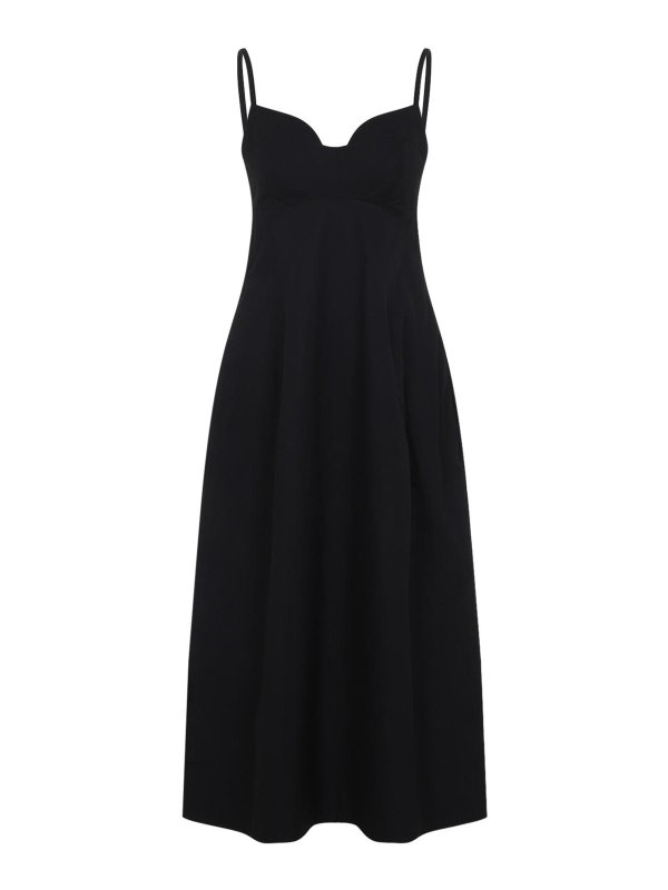 CO: ニーレングスドレス - 膝丈ドレス - 黒