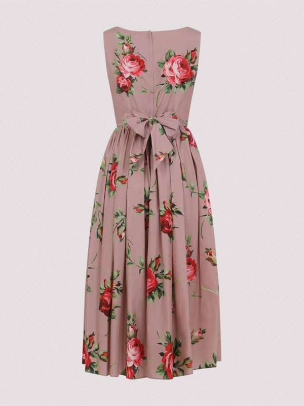 DOLCE & GABBANA: ニーレングスドレス online - 膝丈ドレス - マルチカラー