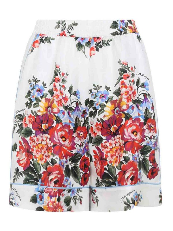 DOLCE & GABBANA: カジュアルトラウザー - カジュアルパンツ - 白