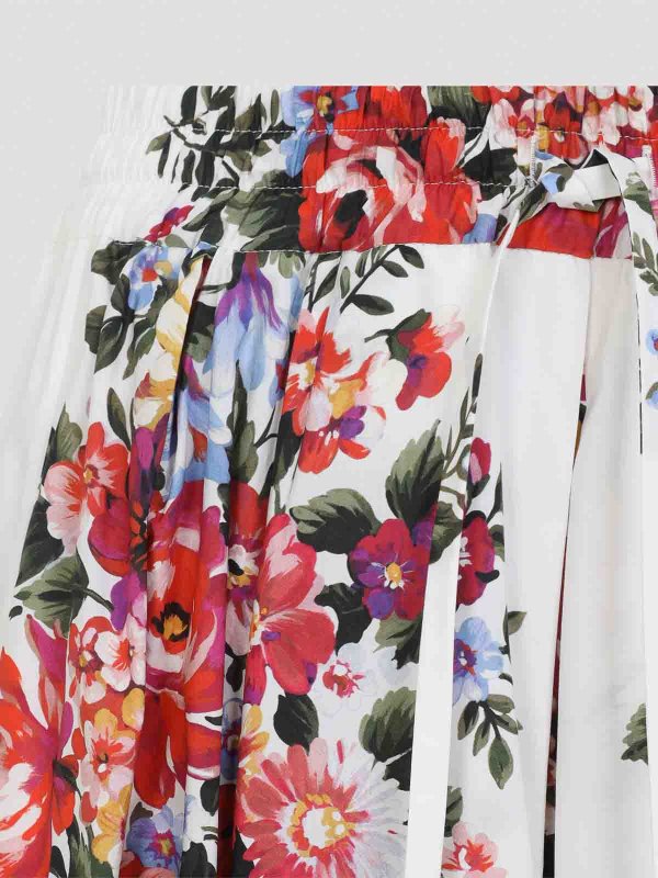 The Best Shops DOLCE & GABBANA: ニーレングススカート＆ミディ丈 - 膝丈/ミディスカート - 白