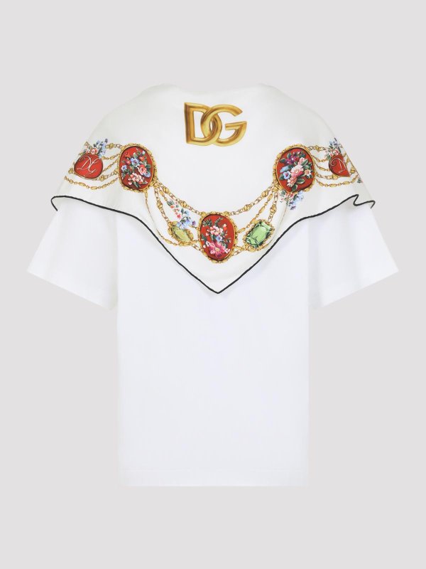 DOLCE & GABBANA: T-shirts online - T-Shirt - Weiß