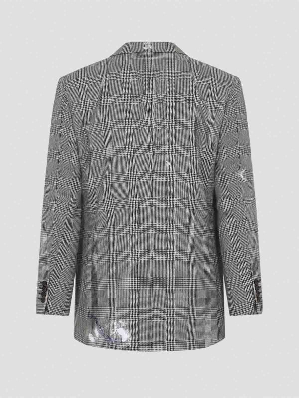 GALLERY DEPT.: knee length coats online - Double Breasted Coat