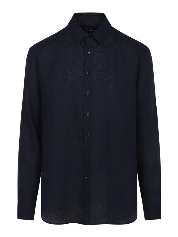 GIORGIO ARMANI: シャツ - シャツ - ライトブルー