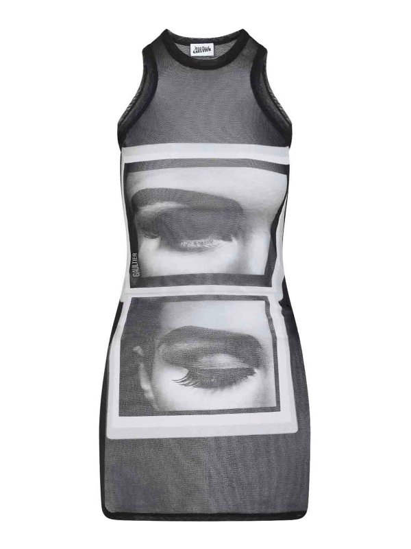 JEAN PAUL GAULTIER: ショートドレス - ショートドレス - 黒