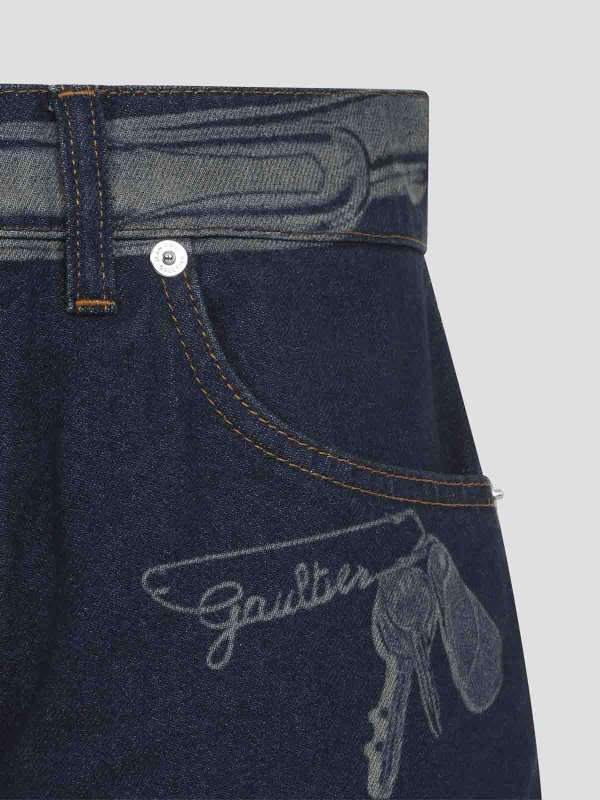 The Best Shops JEAN PAUL GAULTIER: ストレートジーンズ - ストレートジーンズ - マルチカラー