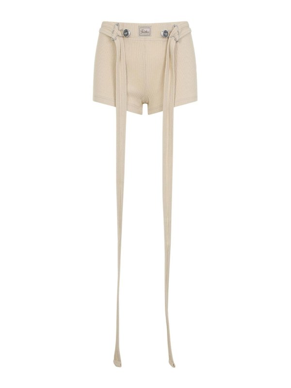 JEAN PAUL GAULTIER: トラウザーショーツ - ショートパンツ - ヌードカラー