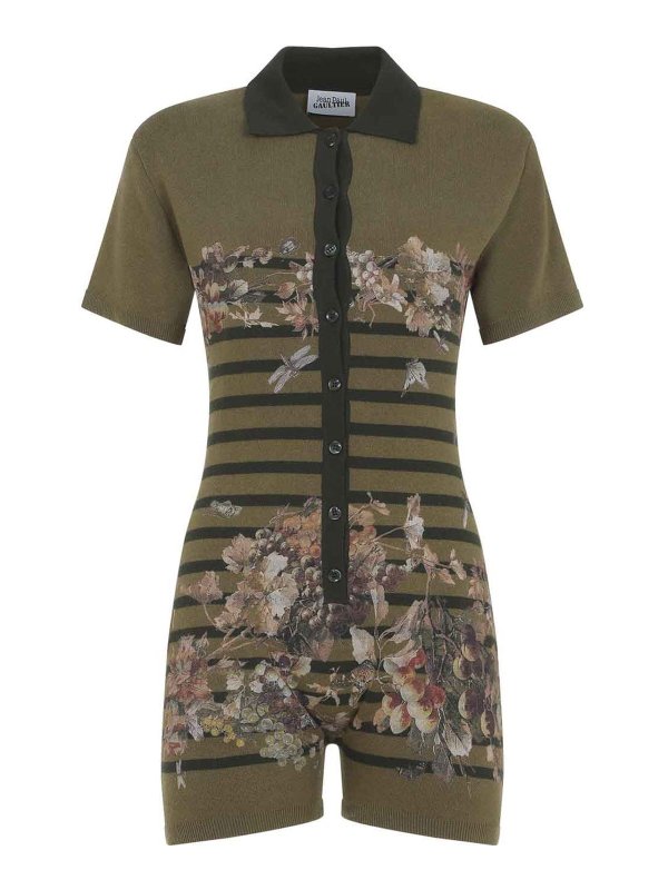 JEAN PAUL GAULTIER: ジャンプスーツ - ジャンプスーツ - マルチカラー