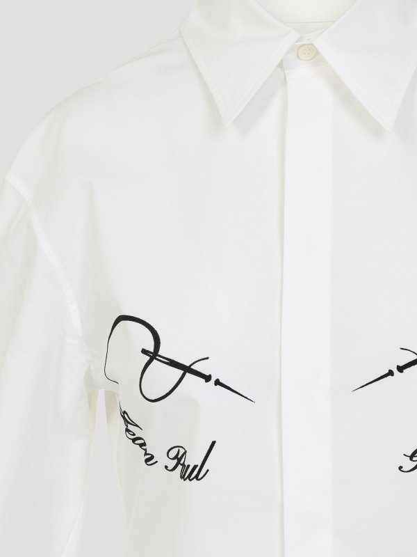The Best Shops JEAN PAUL GAULTIER: シャツ - シャツ - 白