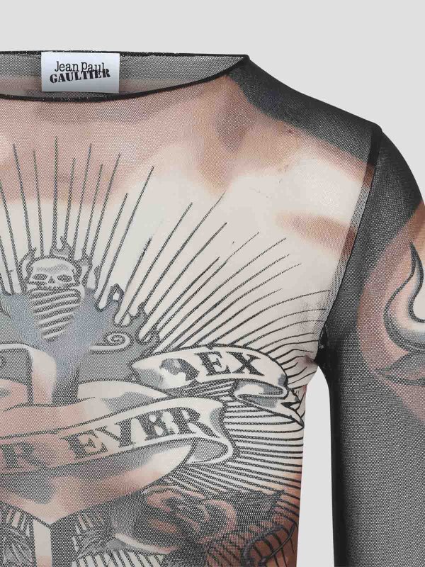 The Best Shops JEAN PAUL GAULTIER: トップス＆タンクトップ - トップ/タンクトップ - 黒