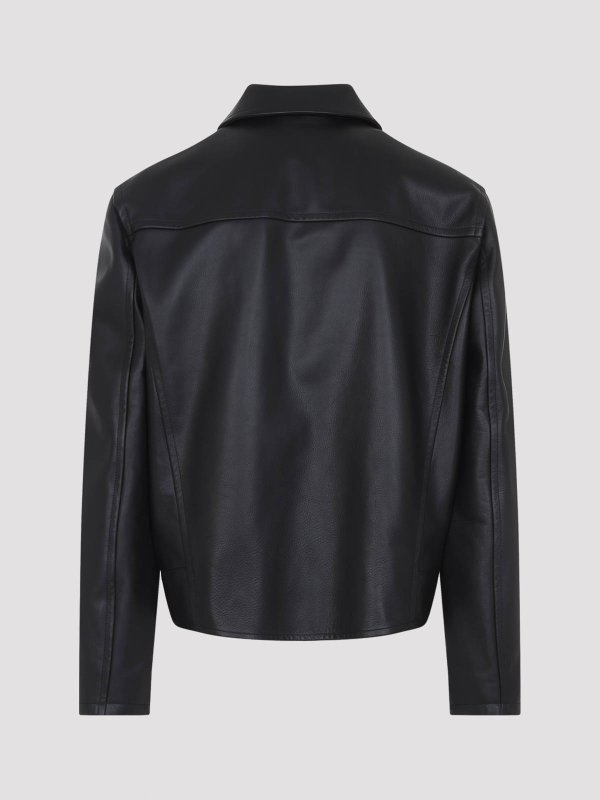 JIL SANDER: leather jacket online - Regular Fit Blouson