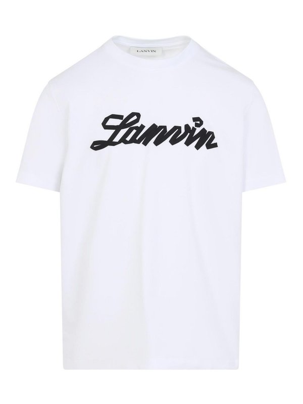 LANVIN: Camisetas - Camiseta - Beis