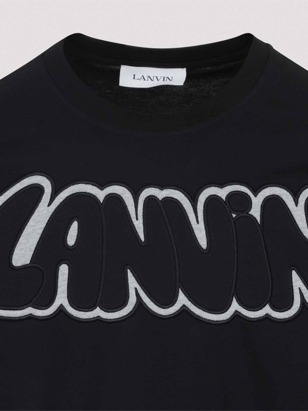 The Best Shops LANVIN: T-shirts - T-Shirt - Schwarz