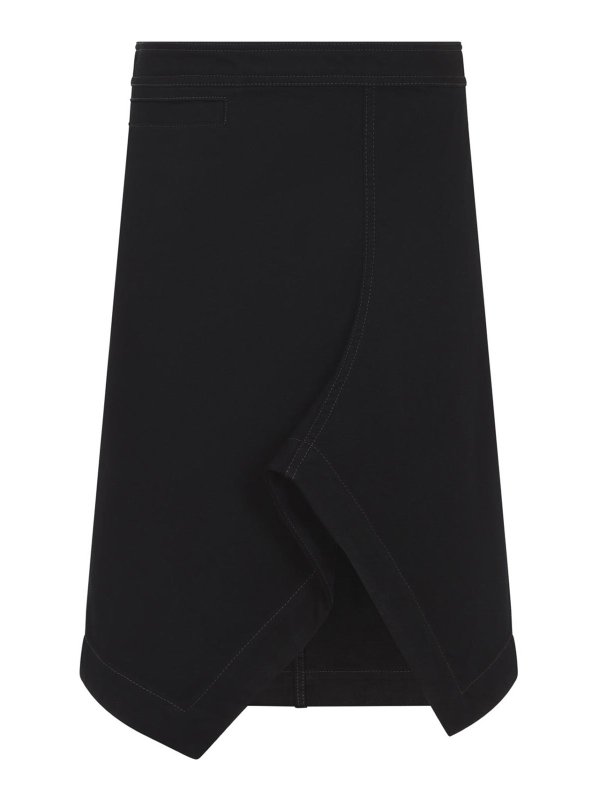 LEMAIRE: ニーレングススカート＆ミディ丈 - 膝丈/ミディスカート - 黒