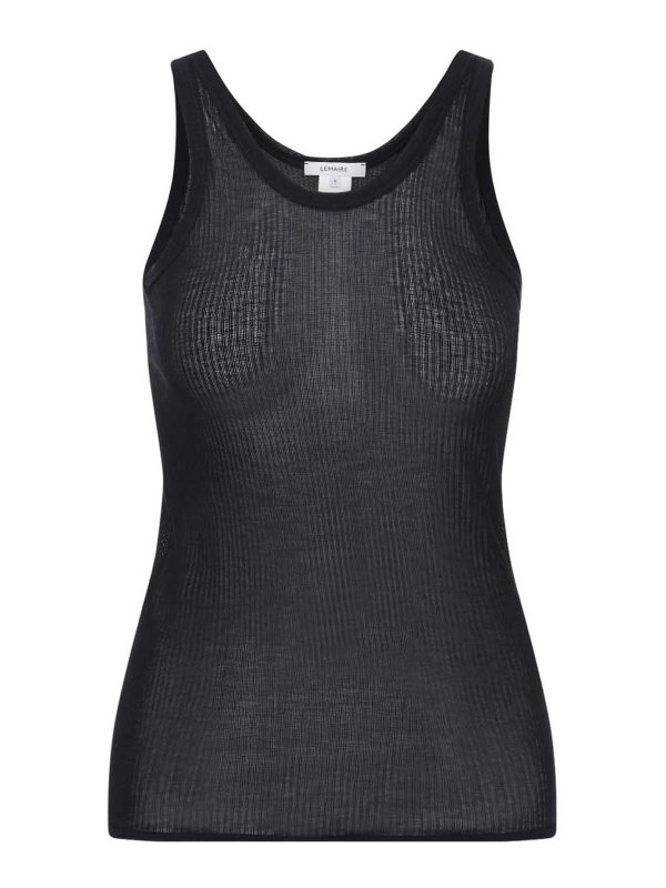 LEMAIRE: Tops y camisetas sin mangas - Top - Azul