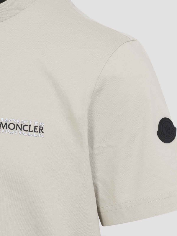 The Best Shops MONCLER: Tシャツ - Tシャツ - ライトグレー