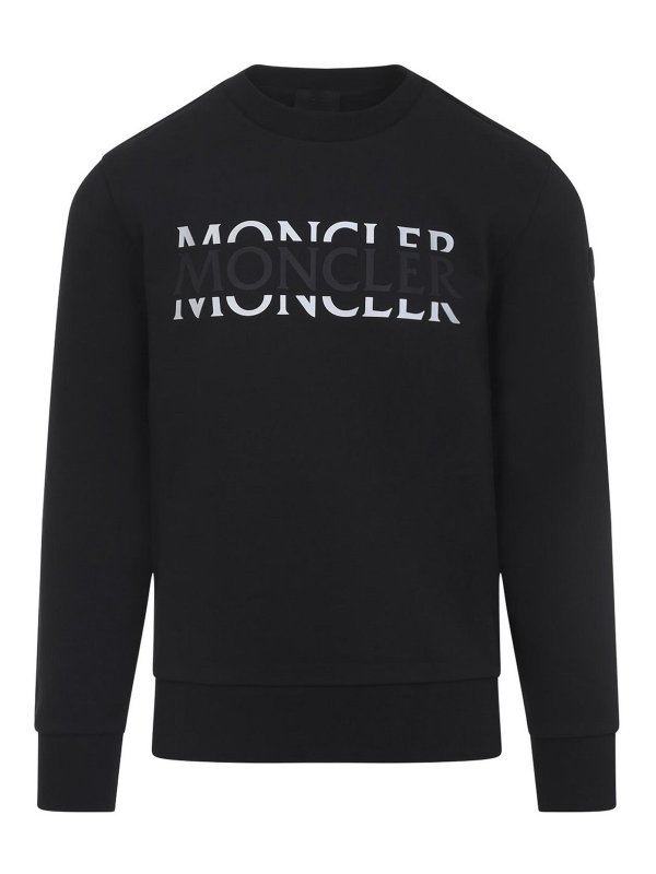 MONCLER: Sudaderas y suéteres - Sudadera - Negro