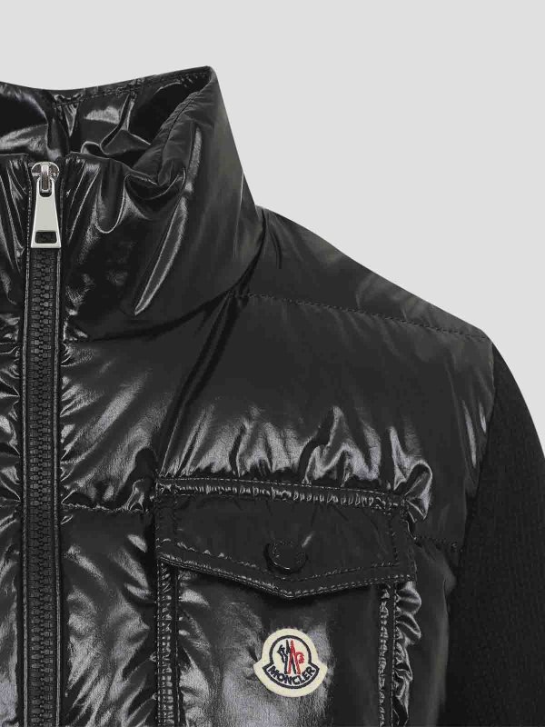 The Best Shops MONCLER: カジュアルジャケット - カジュアルジャケット - 黒