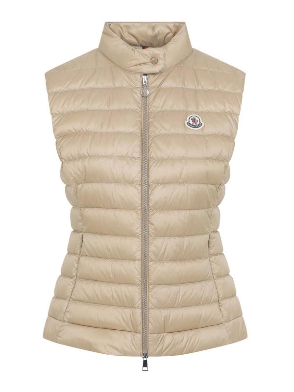 MONCLER: Westen - Weste - Beige