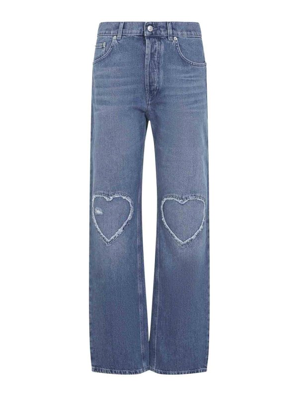 MOSCHINO: Jeans Rectos - Vaqueros Rectos - Azul