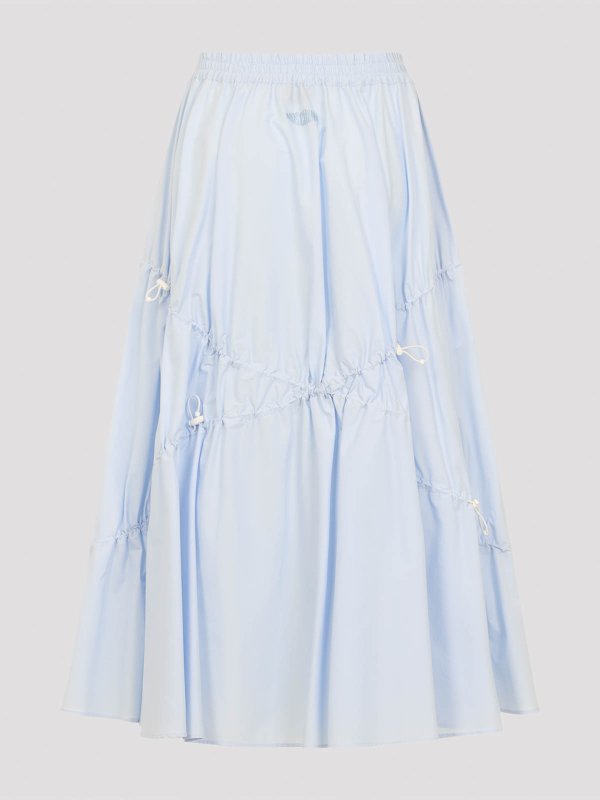 MOSCHINO: Knielange und Midi Röcke online - Midirock - Hellblau
