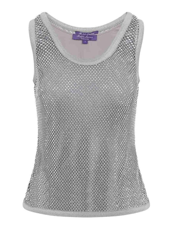 RALPH LAUREN: ブラウス - ブラウス - 銀