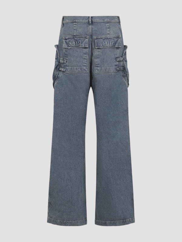 RICK OWENS: カジュアルトラウザー online - カジュアルパンツ - ミディアムウォッシュ