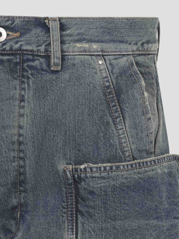 The Best Shops RICK OWENS: カジュアルトラウザー - カジュアルパンツ - ミディアムウォッシュ