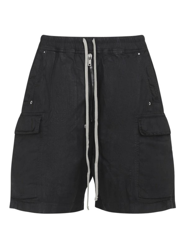 RICK OWENS: トラウザーショーツ - ショートパンツ - 黒