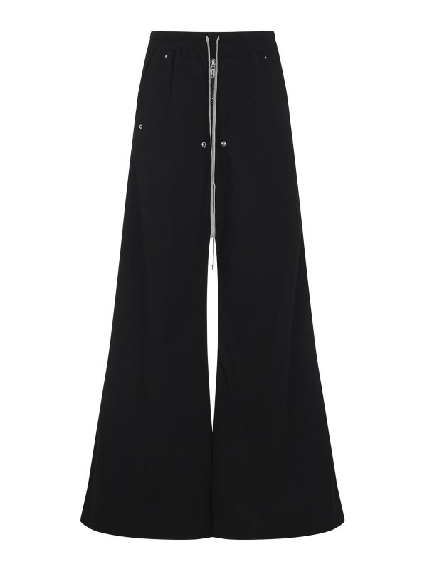 RICK OWENS: ベルボトムジーンズ - フレアジーンズ - 黒