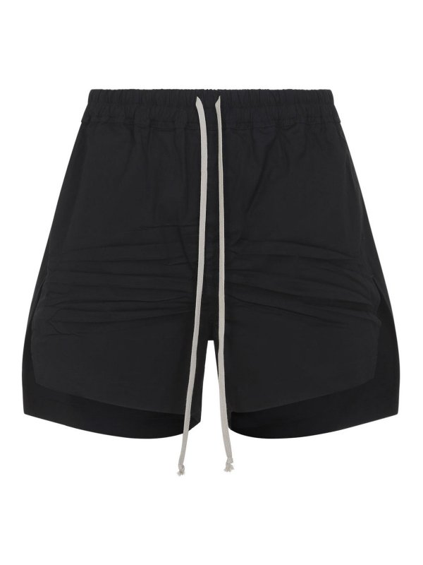 RICK OWENS: トラウザーショーツ - ショートパンツ - 黒
