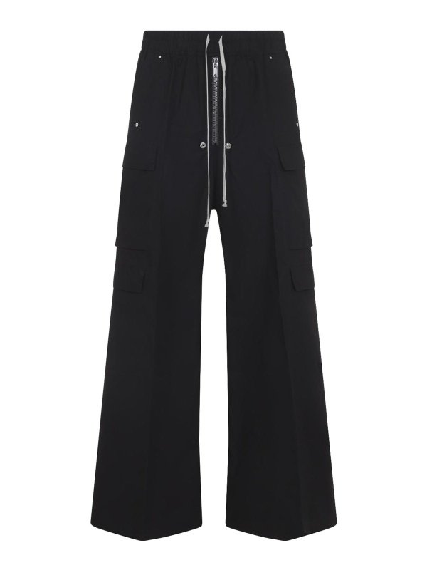 RICK OWENS: ベルボトムジーンズ - フレアジーンズ - 黒