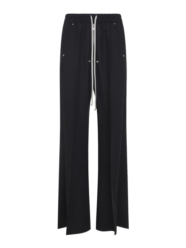 RICK OWENS: casual trousers - Wide Bela Pants