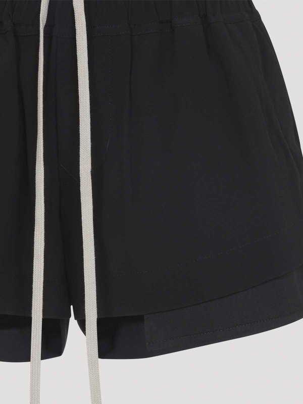 The Best Shops RICK OWENS: トラウザーショーツ - ショートパンツ - 黒