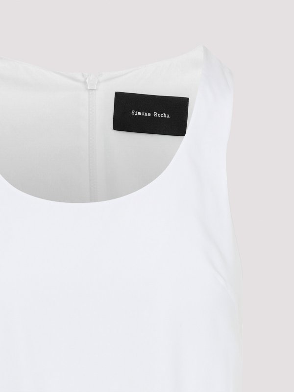 The Best Shops SIMONE ROCHA: ニーレングスドレス - 膝丈ドレス - 白