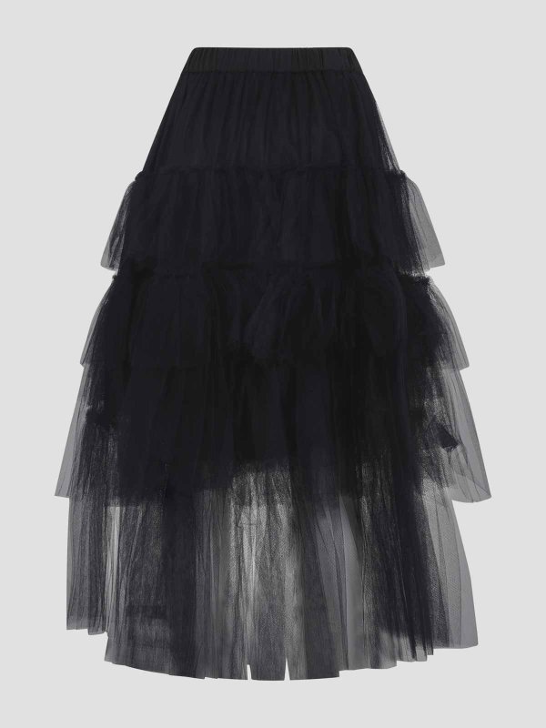 SIMONE ROCHA: Knielange und Midi Röcke online - Midirock - Schwarz