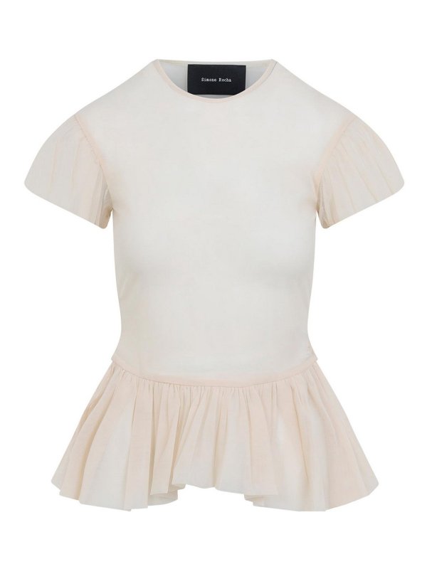 SIMONE ROCHA: Tops und Tank Tops - Top - Nude