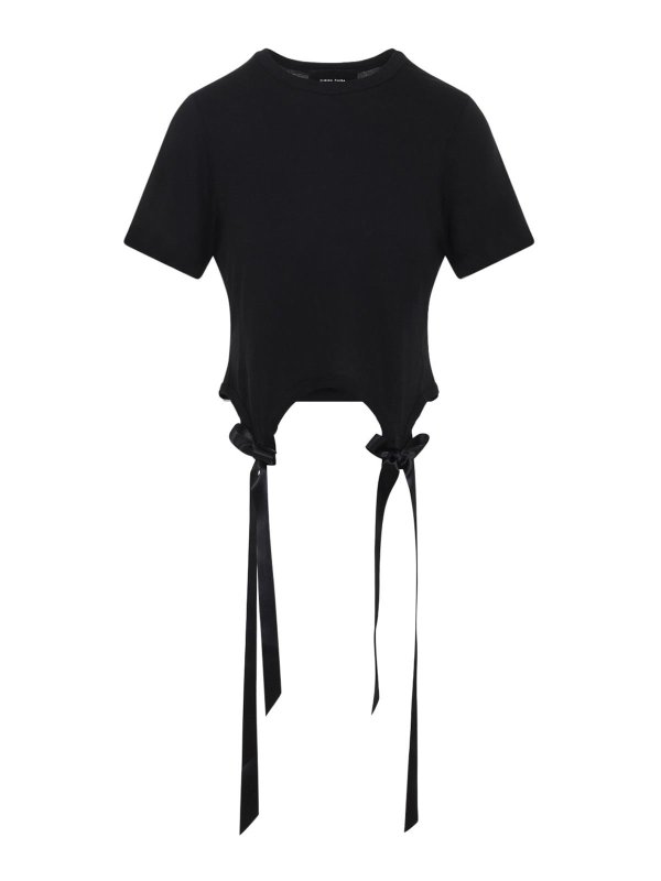 SIMONE ROCHA: Camisetas - Camiseta - Negro