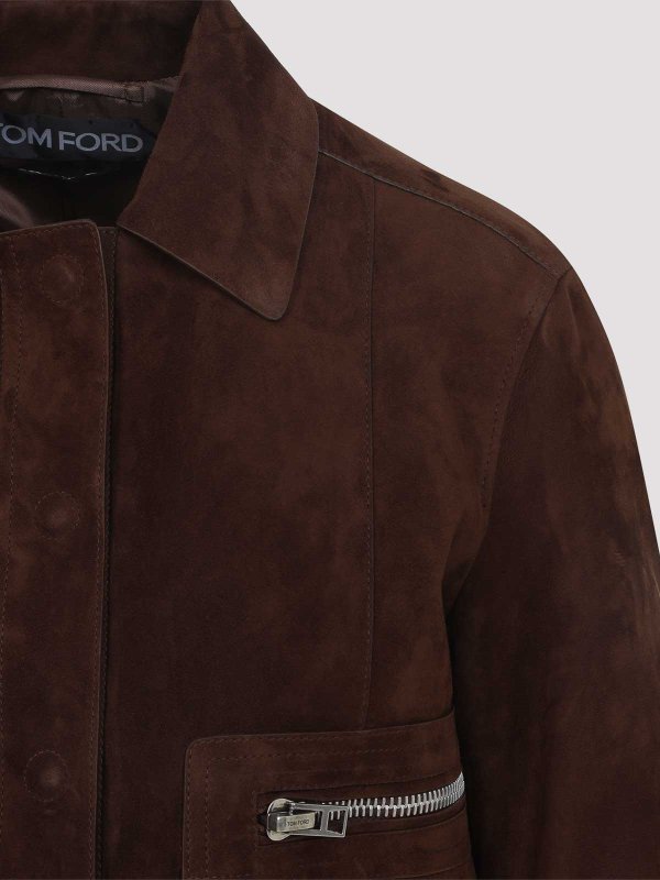 The Best Shops TOM FORD: bombers - Lamb Suede Bomber Jacket