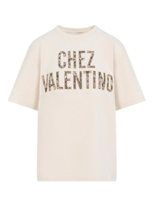 VALENTINO: t-shirts - Cotton T-Shirt