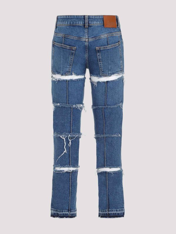 ALEXANDER MCQUEEN: Jeans Rectos online - Vaqueros Rectos - Azul