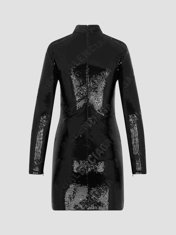 BALENCIAGA: ニーレングスドレス online - 膝丈ドレス - 黒